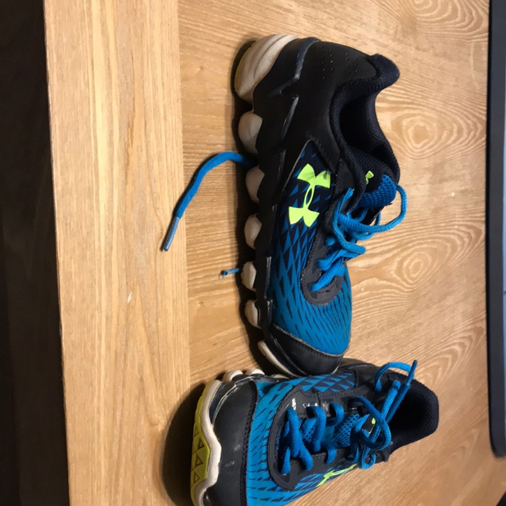 Little boys Under Armour shoes
